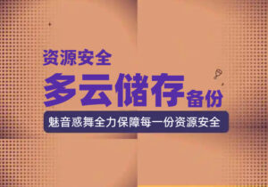 资源安全——第一重保障：多云储存-魅音惑舞